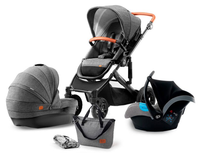 Cochecito de bebé Trío Prime, de Kinderkraft
