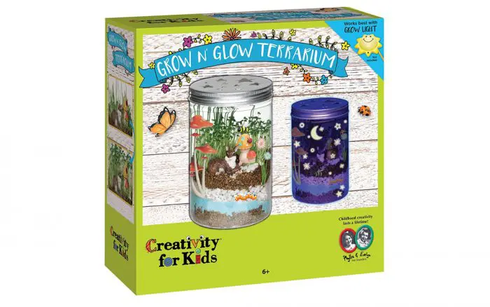 Set de manualidades TDAH Creativity For Kids Grow 'n Glow Terrarium