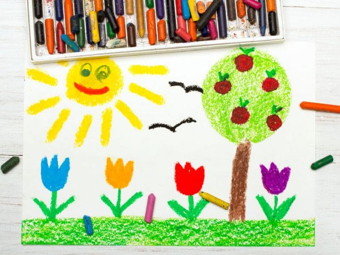 dibujo del arbol dibujo personalidad niño