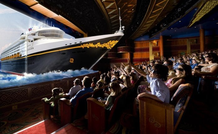 Crucero Disney Wonder Mediterraneo cine