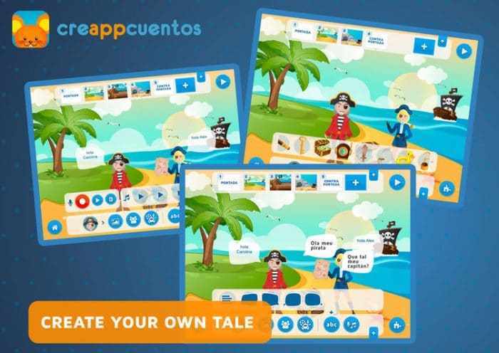 Aplicación educativa Creappcuentos