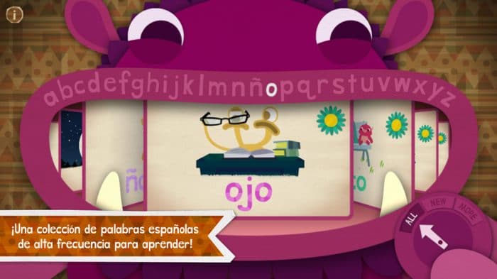 Aplicación educativa android Endless Spanish