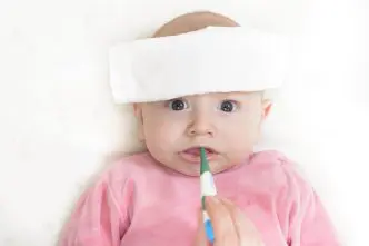 Gripe en bebés y niños