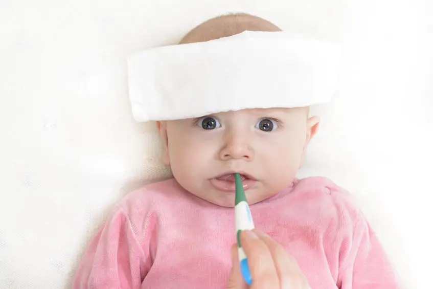 Gripe en bebés y niños