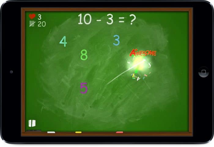 Math Blackboard Madness iOS app