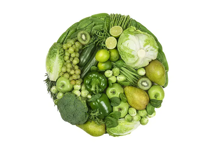 Beneficios frutas verduras verdes