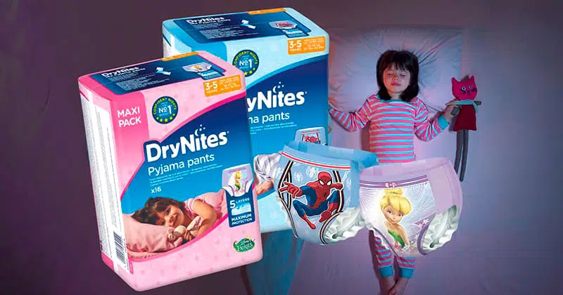 Muestras gratuitas de pañales braguitas absorbentes Drynites