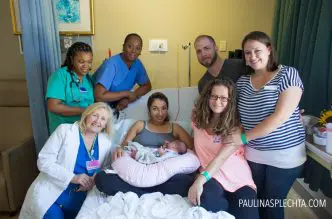 El parto en el coche: Equipo y padres en el hospital