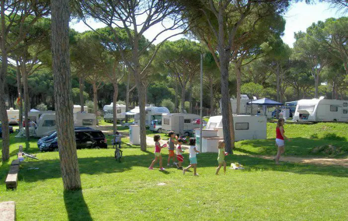 Camping Pinar San José, en Los Caños de Meca, Cádiz, Andalucía