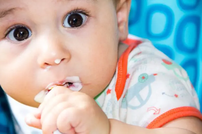 Yogur para bebés y niños