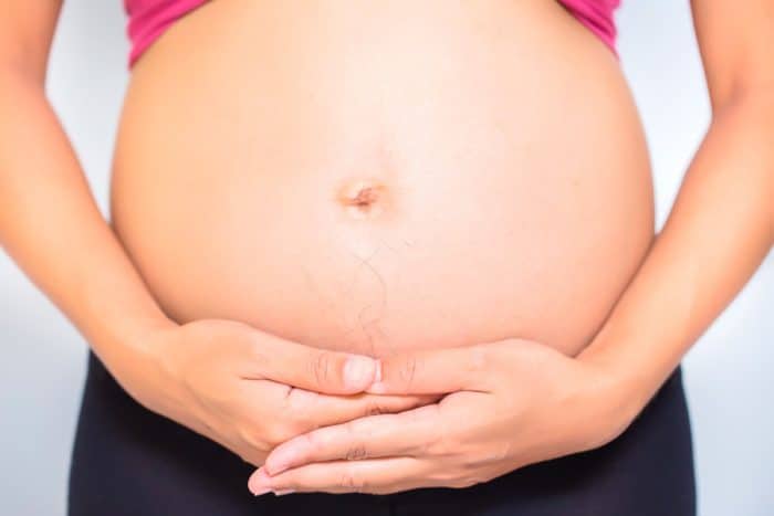 Forma barriga baja durante embarazo
