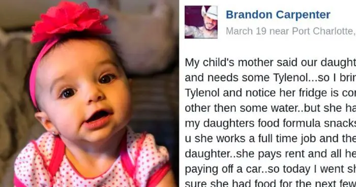 brandon carpenter tylenol facebook