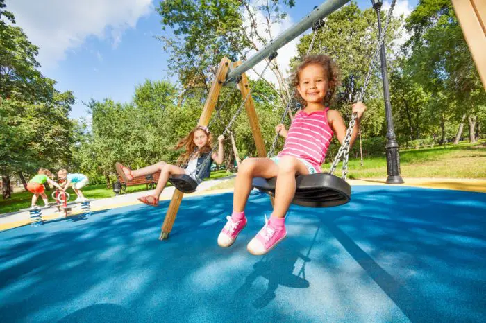 Niños parque