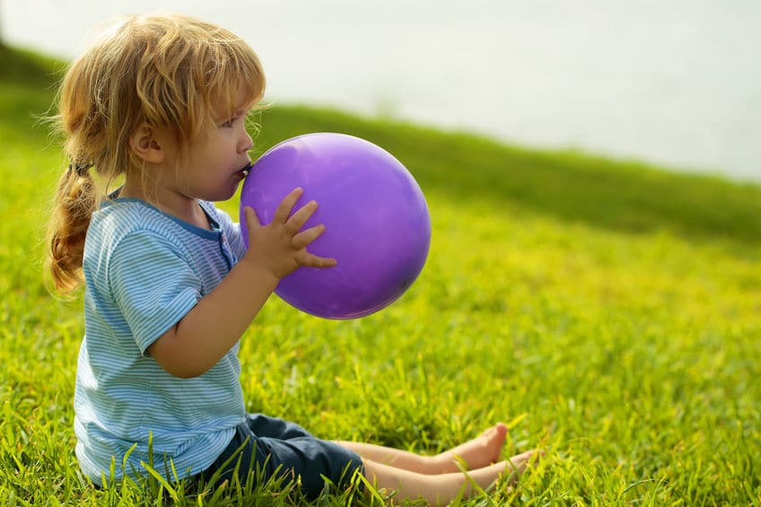 Niños globos