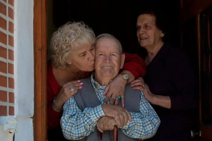 Martin de la Torre Muñoz y su familia