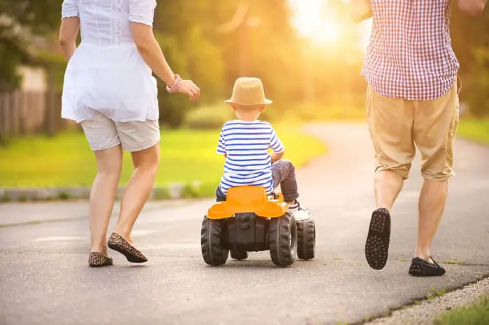 disfrutar tiempo hijos felicidad