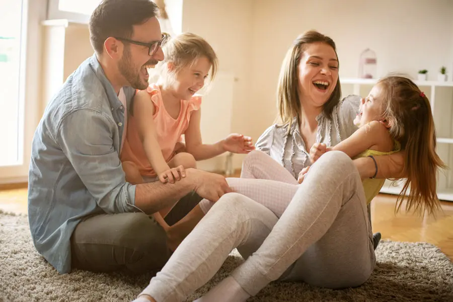 Hijos de padres separados felices