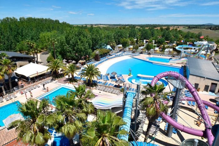 Camping Les Mimosas, en Portiragnes, Francia