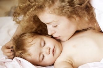 Carta hijo beso mientras dormías