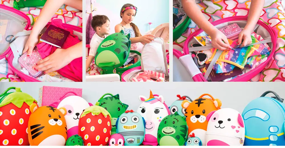 Las mejores y más divertidas maletas de viaje para niños