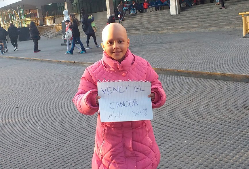 Delfina venci cancer