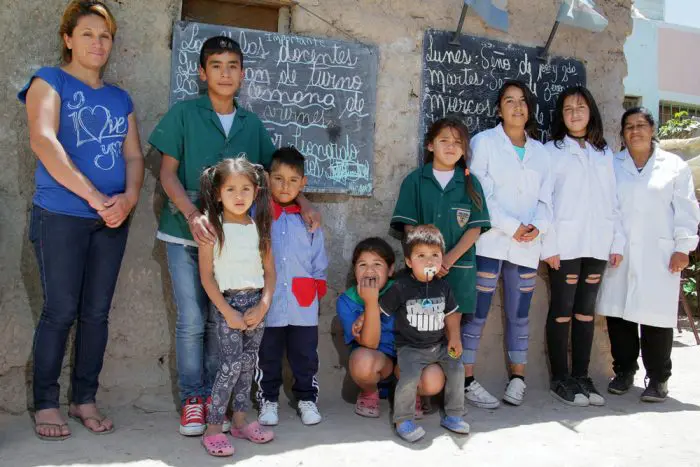 Leonardo Nicanor alumnos escuela