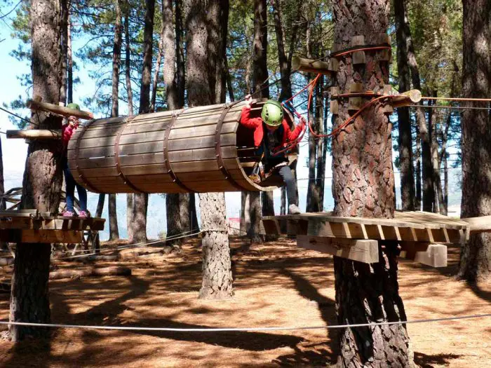 Parque Aventura Vael Equipe, en San Miguel de Valero, Salamanca