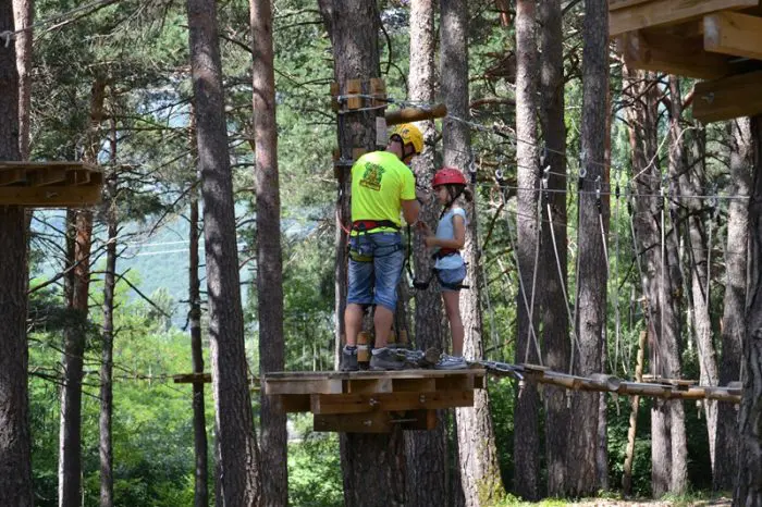 Parque Biescas Aventura, en Biescas, Huesca