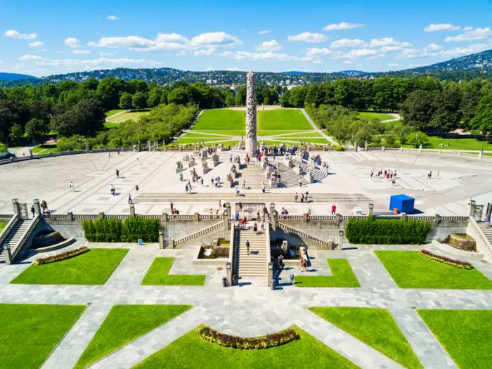 Parque Frogner, en Oslo, Noruega