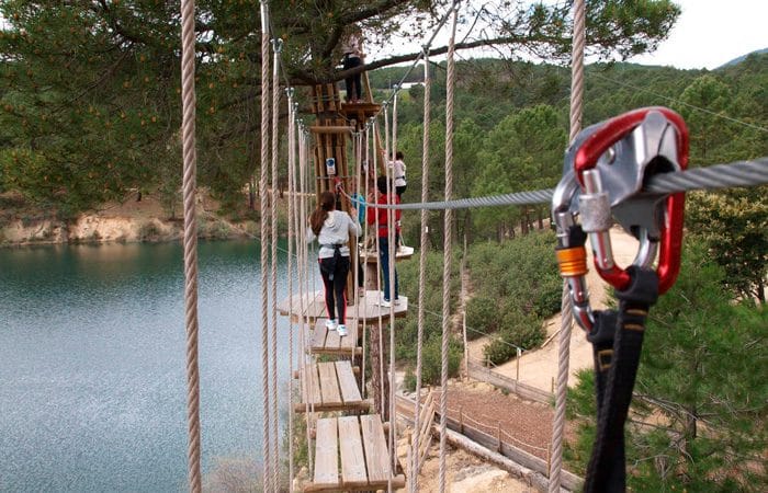 Parque de aventura Forestal Park, en Guadarrama, Madrid