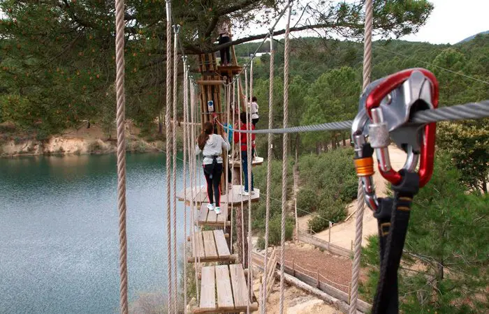 Parque de aventura Forestal Park, en Guadarrama, Madrid