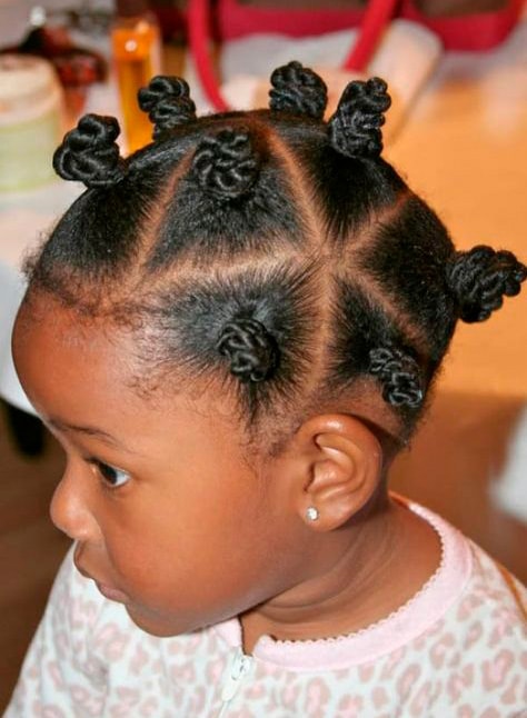 Girl hairstyle Mini multi bows