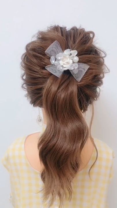 Easy hairstyle for girl New version of the typical ponytail