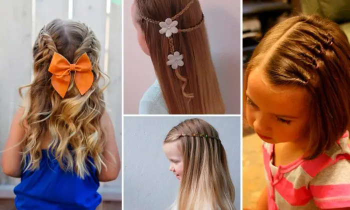 Ideas de peinados para niñas con  Vestidos de Fiesta  Facebook