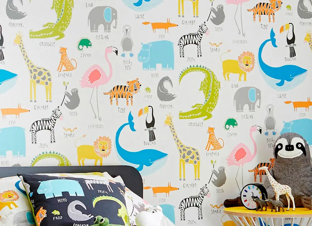 5 tendencias para decorar una habitación infantil con papel pintado