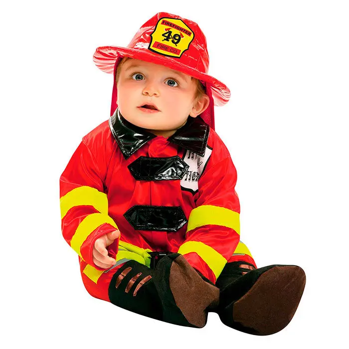 Disfraz bebé bombero