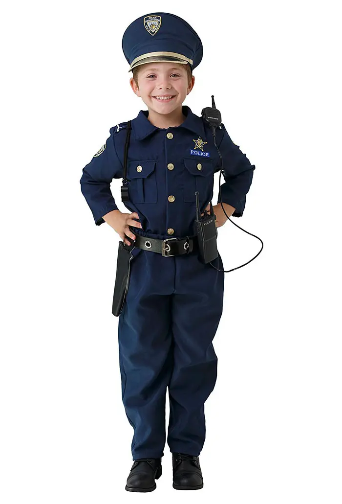 Disfraz niño y niña de policía