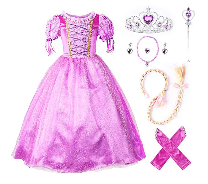 Vestido para niña de princesa