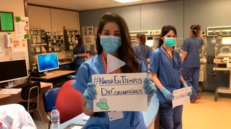 Parir en tiempos de Coronavirus: un vídeo que te tranquilizará