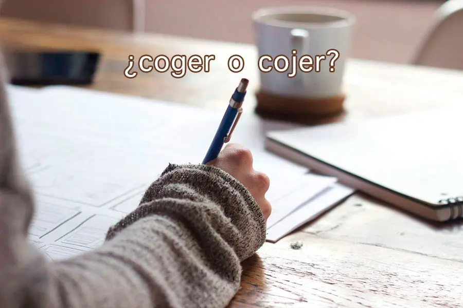 cojer o coger