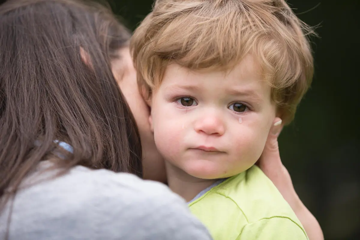 niño llorando