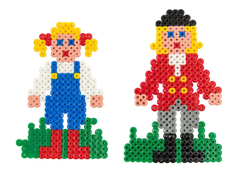 Niña y niño Hama Beads