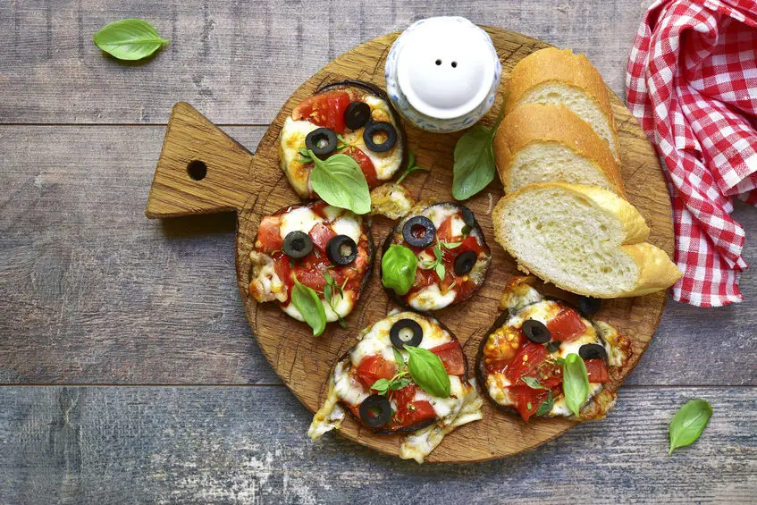 Receta Pizza de berenjena