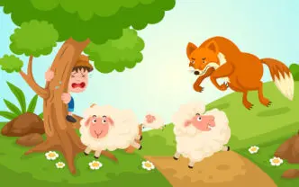 Que viene el lobo cuento