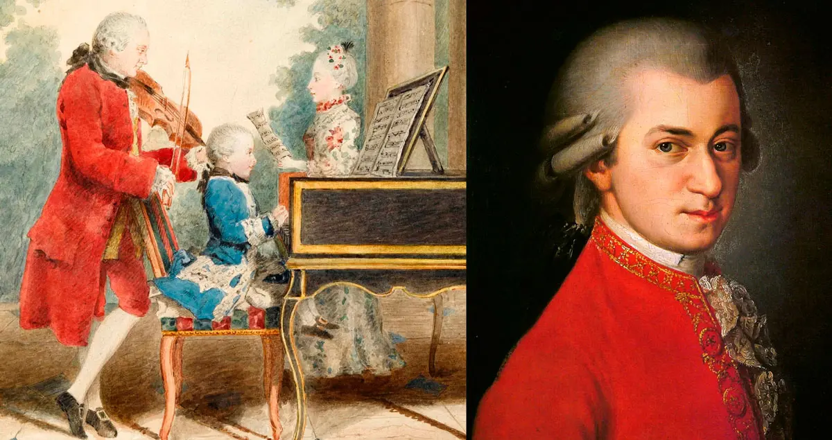 La vida de Mozart contada para niños