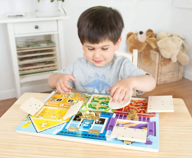 Tablero Montessori para bebés y niños