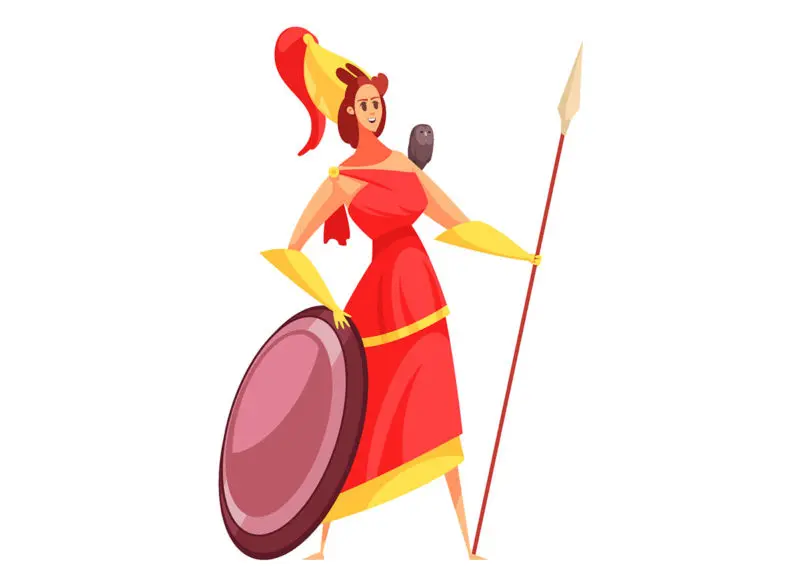 Diosa griega Atenea