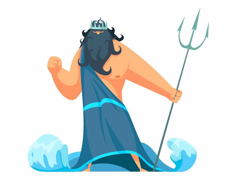 Dios griego Poseidon