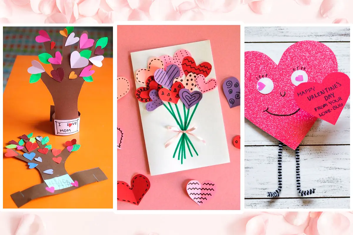 5 manualidades de San Valentín para hacer con niños