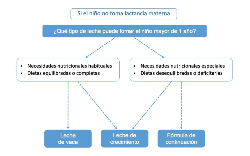 Algoritmo decision tipo lactancia partir-año vida